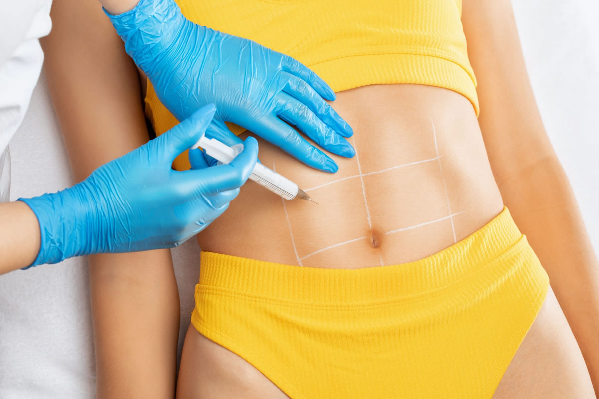Sesión de aparatología estética corporal